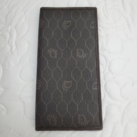 Dior Honeycomb Long Wallet Leather - Picture 1 of 16